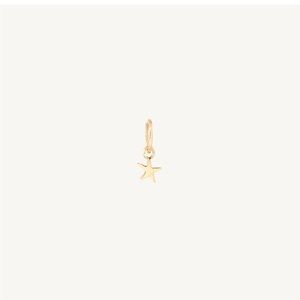 Catbird Tiniest Dancer Star Charm 14k gold